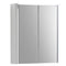 Imex Suburb 700mm H x 500mm W Double Door Mirror Cabinet | White Gloss | SU50TDMCWG