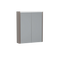 Imex Suburb 700mm H x 600mm W Double Door Mirror Cabinet | Matt Ash | SU60TDMCMA