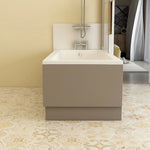Imex Suburb 800 End Bath Panel with Adjustable Plinth - Matt Ash - SUEBP800MA - Envy Bathrooms Ltd