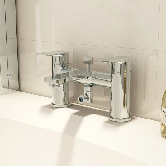 Imex Suburb Bath Shower Mixer Incl Hose Handset and Wall Bracket - SUBSM - Envy Bathrooms Ltd