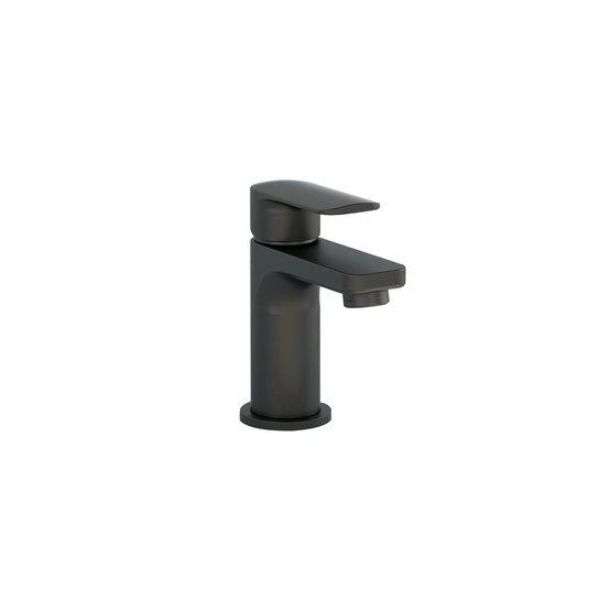 Imex Suburb Small Basin Mixer in Matt Black with Universal Waste - SUSBASMB - Envy Bathrooms Ltd