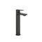 Imex Suburb Tall Basin Mixer in Matt Black with Universal Waste | SUTBASMB
