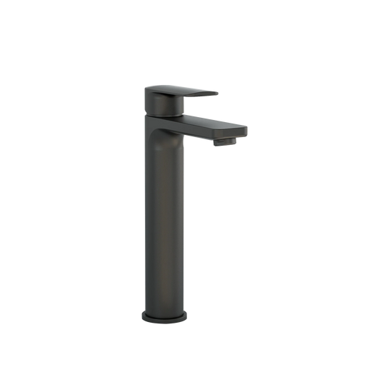 Imex Suburb Tall Basin Mixer in Matt Black with Universal Waste - SUTBASMB - Envy Bathrooms Ltd