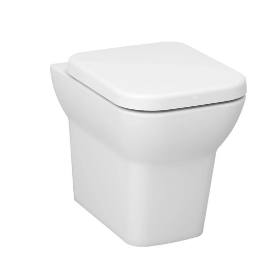 Imex Suburb/Flite Back To Wall WC Bowl with Fixings - CB1010C - Envy Bathrooms Ltd