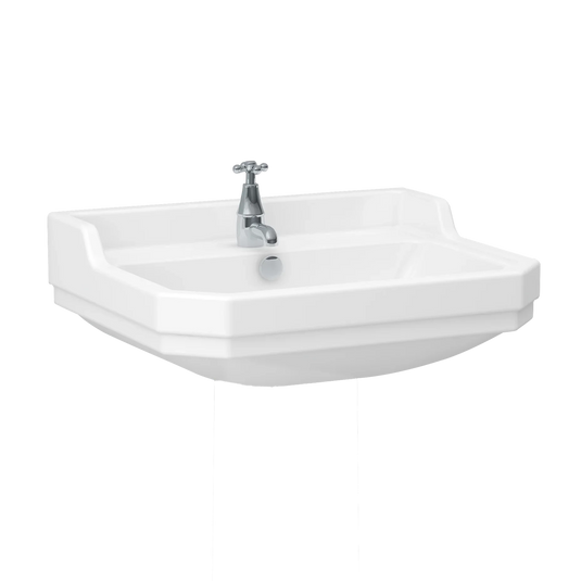 Imex Wyndham 580mm Basin 1 Tap Hole - L101421 - Envy Bathrooms Ltd