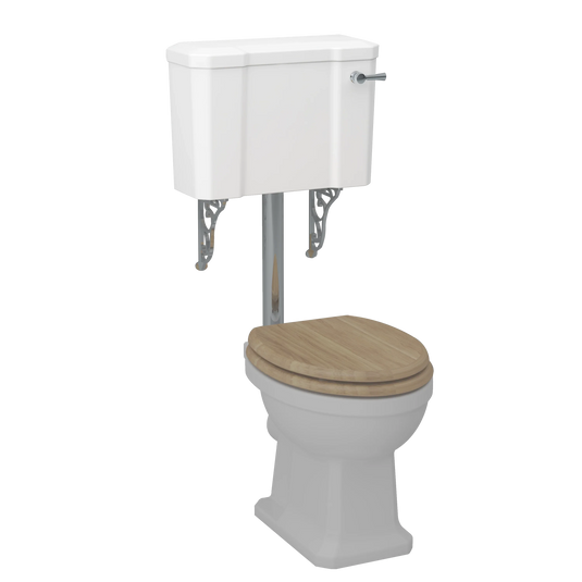 Imex Wyndham Low Level Cistern With Internal Fittings - T10142LLN - Envy Bathrooms Ltd