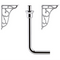 Imex Wyndham Low Level Flush Pipe Pack Incl Ornate Brackets | PELLFPP