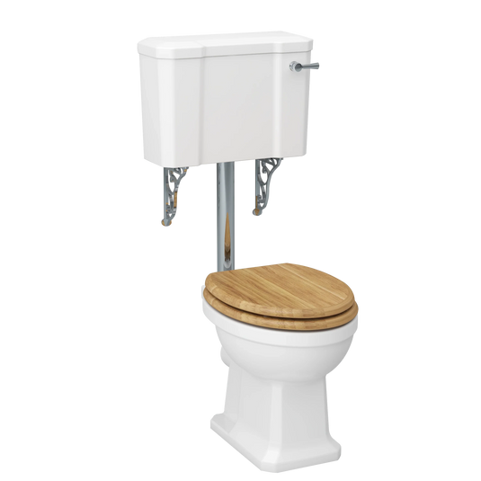Imex Wyndham Low/High Level WC Pan Inc Fixings - CF10142 - Envy Bathrooms Ltd