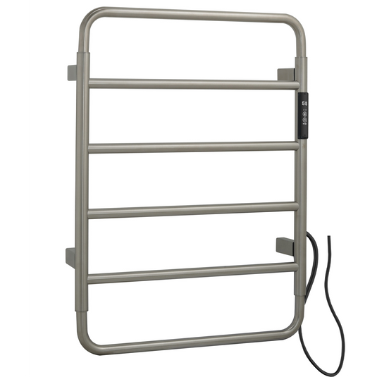 JTP Aero 640mm Electric Towel Radiator - Stainless Steel - AE640EIX - Envy Bathrooms Ltd