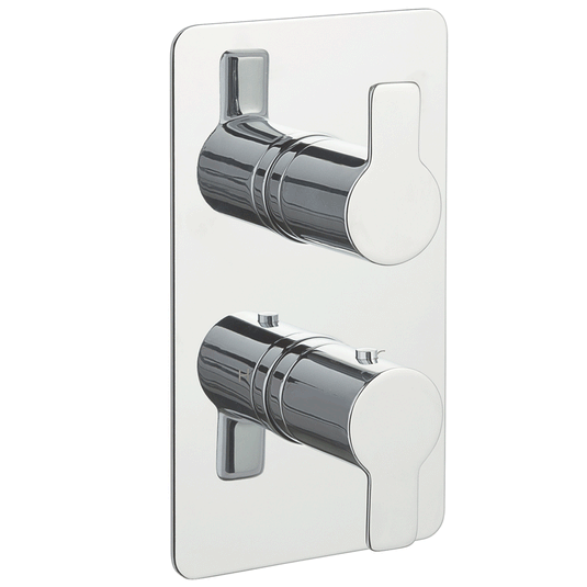 JTP Amore Thermostatic Concealed 1 Outlet Shower Valve - Chrome - Envy Bathrooms Ltd