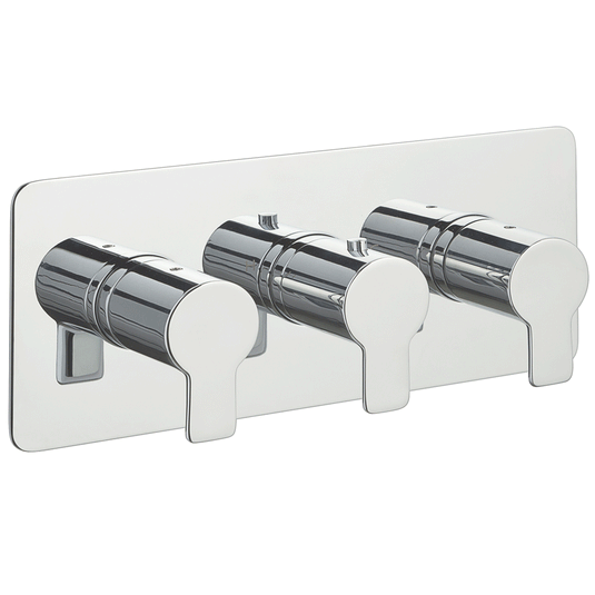 JTP Amore Thermostatic Concealed 2 Outlets Shower Valve - Chrome - Envy Bathrooms Ltd