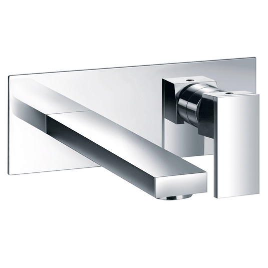 JTP Athena 2-Hole Basin Mixer Tap Wall Mounted - Chrome - Envy Bathrooms Ltd