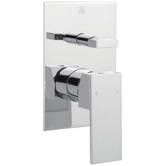 JTP Athena Shower Valve with Diverter Single Handle - Chrome - Envy Bathrooms Ltd