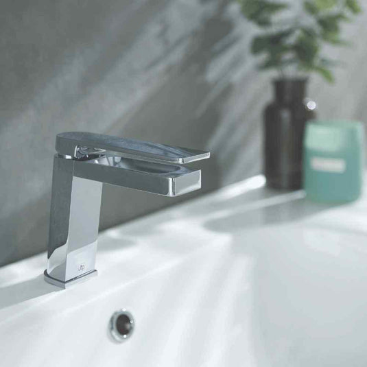 JTP Axel Deck Mounted Basin Mixer Tap - Chrome - Envy Bathrooms Ltd