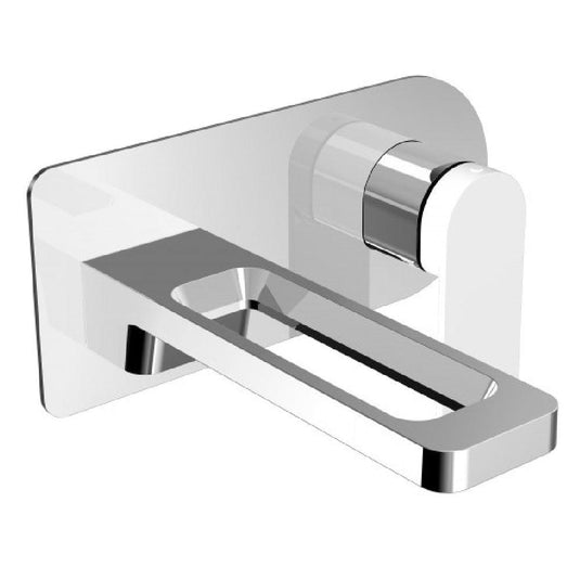 JTP Axel Wall Mounted Basin Mixer Tap - Chrome/Matt White - Envy Bathrooms Ltd