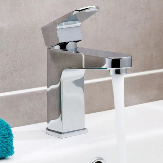 JTP Base Basin Mixer Tap with Click Clack Waste - Chrome - Envy Bathrooms Ltd