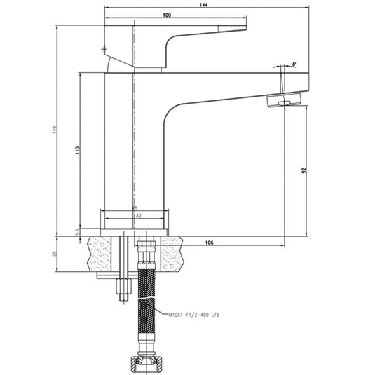 JTP Base Basin Mixer Tap with Click Clack Waste - Chrome - Envy Bathrooms Ltd