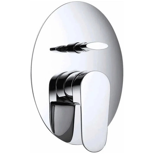JTP Base Single Lever Concealed Manual Diverter Valve - Chrome - Envy Bathrooms Ltd