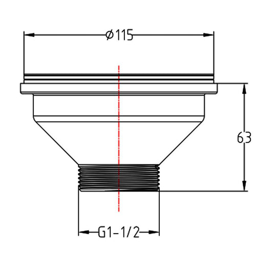 JTP Basket Strainer Kitchen Sink Waste - Brushed Black - Envy Bathrooms Ltd