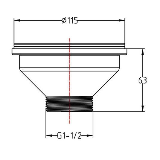 JTP Basket Strainer Kitchen Sink Waste - Brushed Black - Envy Bathrooms Ltd