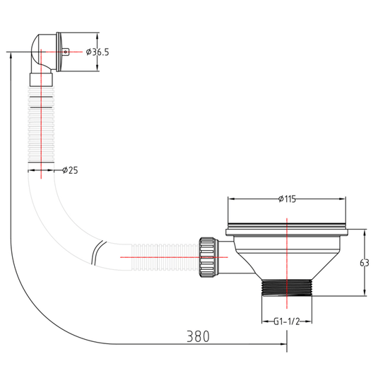 JTP Basket Strainer Kitchen Sink Waste with Round Overflow - Brushed Bronze - Envy Bathrooms Ltd