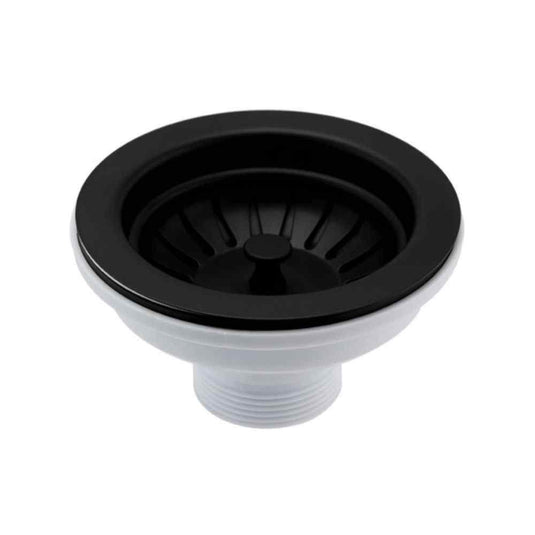 JTP Basket Strainer Waste 115mm Wide - Matt Black - Envy Bathrooms Ltd