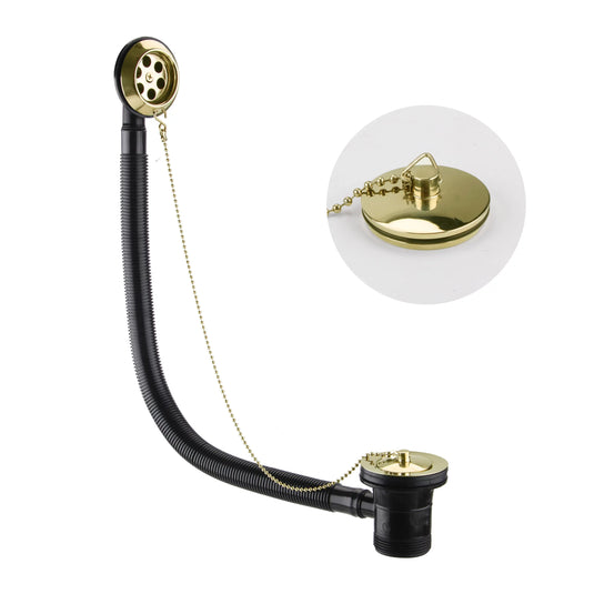 JTP Bath Waste - Polished Gold - G809 - Envy Bathrooms Ltd