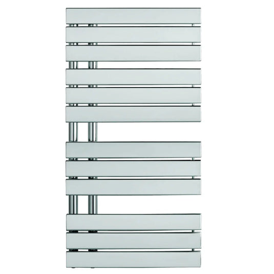 JTP Cleo Designer Heated Towel Rail 1080mm H x 550mm W - Chrome - Envy Bathrooms Ltd