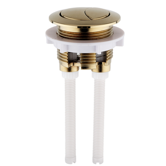 JTP Close Couple Flush Button 38mm Brushed Brass | CCFB38BBR - Envy Bathrooms Ltd