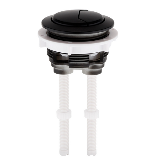 JTP Close Couple Flush Button 48mm Matt Black | CCFB48MB - Envy Bathrooms Ltd