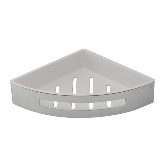 JTP Corner Basket With Shelf - Chrome - 2014CH - Envy Bathrooms Ltd