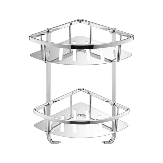 JTP Corner Twin Basket - Chrome - 2010CH - Envy Bathrooms Ltd