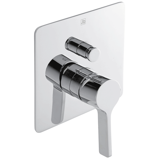 JTP Curve Concealed Shower Valve Single Handle with Diverter - Chrome - Envy Bathrooms Ltd