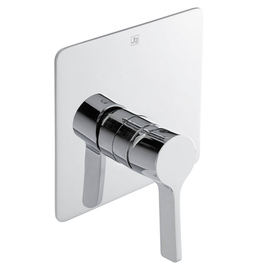 JTP Curved Single Lever Concealed Manual Valve - Chrome - 72227 - Envy Bathrooms Ltd