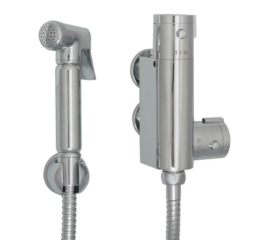 JTP Douche kit complete with vertical thermostatic bar valve- Chrome - Envy Bathrooms Ltd