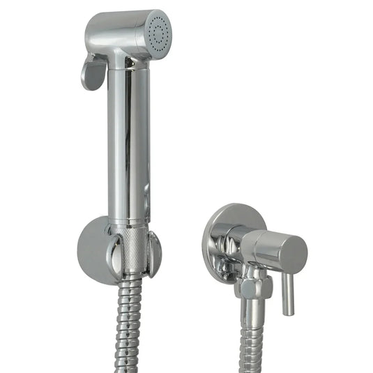 JTP Douche Set with Lever Angled Valve - Chrome - Envy Bathrooms Ltd