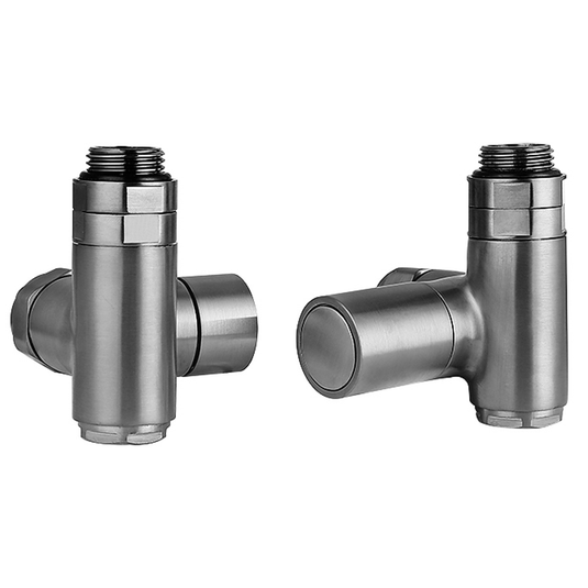 JTP Dual Fuel Radiator Valve - Brushed Black - Envy Bathrooms Ltd