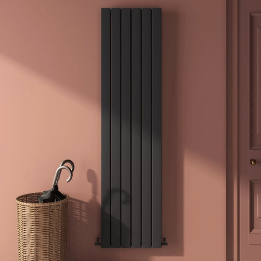 JTP Enzo Anthracite 1800mm x 452mm Flat Panel Designer Radiator | EN1845AN - Envy Bathrooms Ltd