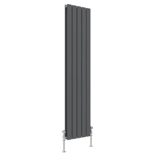JTP Enzo Flat Panel Designer Radiator 1600 x 376 Anthracite | EN1637AN - Envy Bathrooms Ltd
