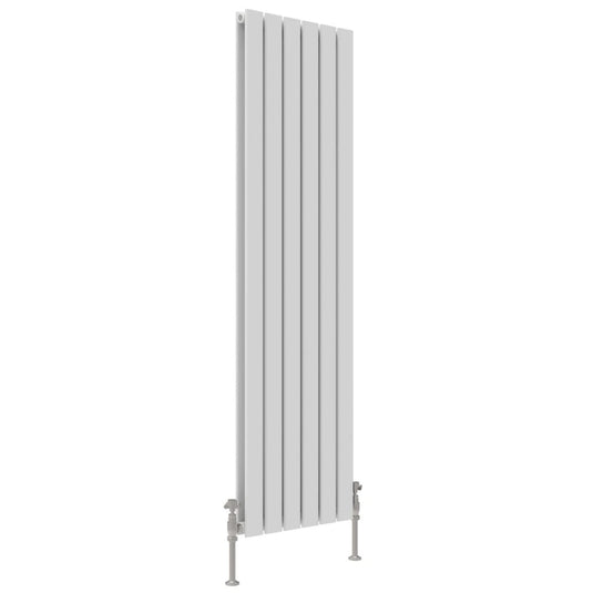 JTP Enzo White 1600mm x 452mm Flat Panel Designer Radiator | EN1645W - Envy Bathrooms Ltd