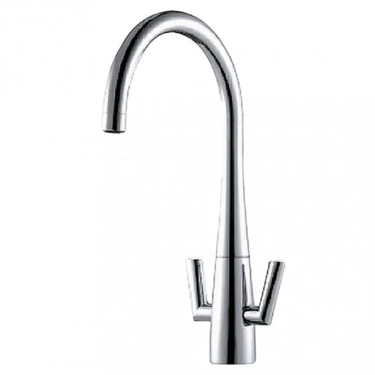 JTP Fego Monoblock Kitchen Sink Mixer Tap Dual Handle - Chrome - Envy Bathrooms Ltd