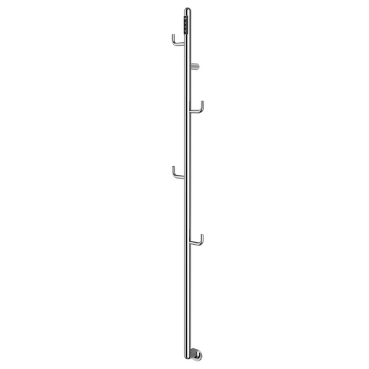JTP Flo 1661mm Electric Towel Radiator - Chrome - FLO1661CH - Envy Bathrooms Ltd