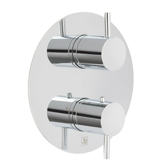 JTP Florence 3 Outlet Concealed Thermostat Valve - Chrome - 15681CL - Envy Bathrooms Ltd
