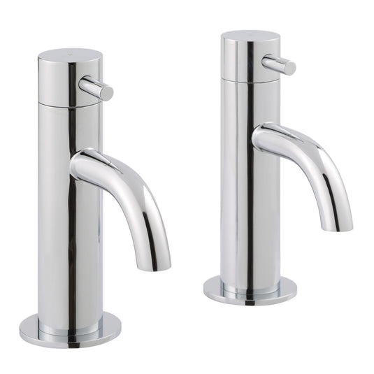 JTP Florence Basin Taps - Chrome - 55011 - Envy Bathrooms Ltd