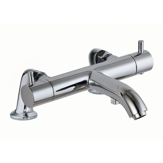 JTP Florence Deck Mounted Thermostatic Bath & Shower Mixer - Chrome - 15659 - Envy Bathrooms Ltd