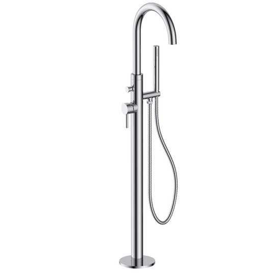 JTP Florence Floor Standing, Single Lever Bath Shower Mixer - Chrome - 55564 - Envy Bathrooms Ltd