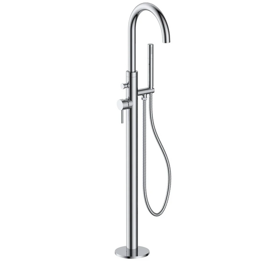 JTP Florence Floor Standing, Single Lever Bath Shower Mixer - Chrome - 55564 - Envy Bathrooms Ltd