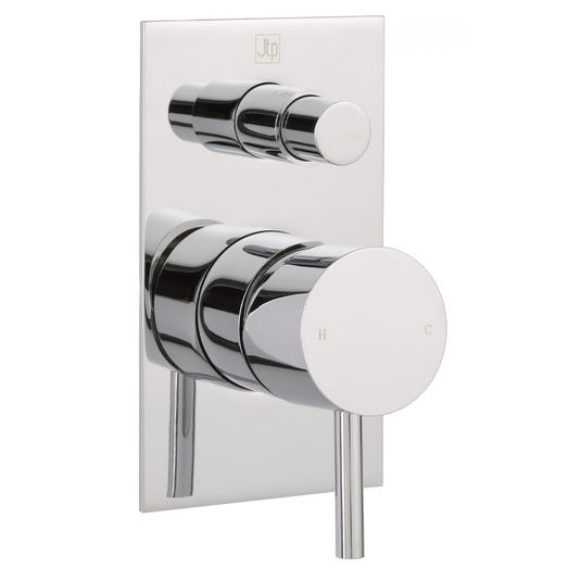 JTP Florence Florence Concealed Single Lever Diverter - Chrome - 55075 - Envy Bathrooms Ltd