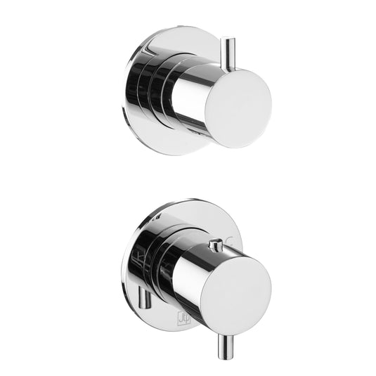 JTP Florence Modular Thermostatic Concealed 2 Outlet Shower Valve - Chrome - 15771CH - Envy Bathrooms Ltd