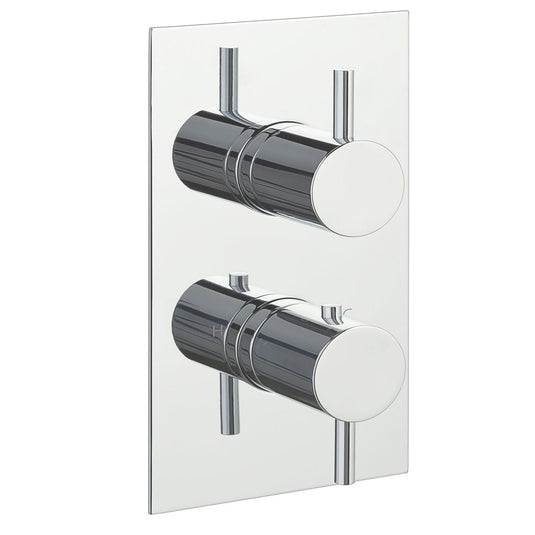 JTP Florence Thermostatic Concealed 1 Outlet Shower Valve - Chrome - 15651A - Envy Bathrooms Ltd